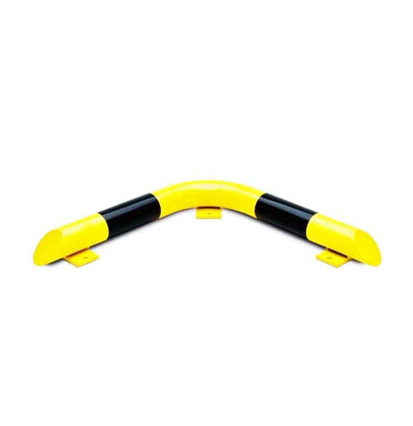 Lisse de protection angle 90°  Sécurité racks  Ø76 mm