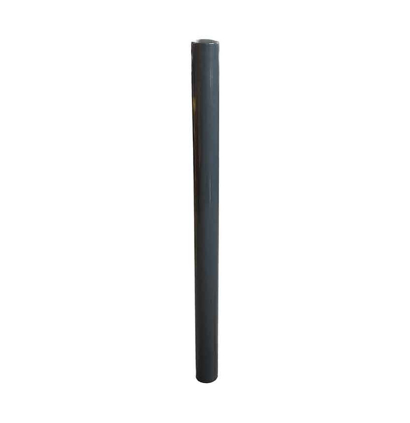 Poteau de protection acier galvanisé gris RAL 7016 Ø76 mm – Hauteur 900 mm Poteau de protection acier galvanisé gris RAL 7016 Ø76 mm – Hauteur 900 mm