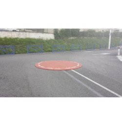 Giratoire modulaire 3 m en caoutchouc – 8 éléments