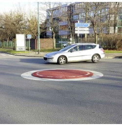 Giratoire modulaire 3 m en caoutchouc – 8 éléments