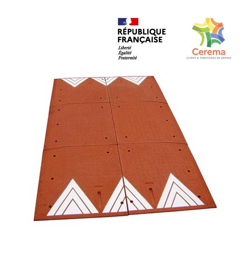 Coussin Berlinois CO3R VISO dos d'âne Modérateur de vitesse conforme CEREMA | IDEQUIP