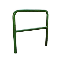 Barrière de protection acier Ø60 mm à sceller  jaune/noir | IDEQUIP