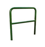 Barrière de protection acier Ø60 mm à sceller  jaune/noir | IDEQUIP