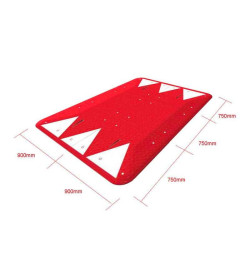 Coussin berlinois 6 éléments 2,25 ou 3 m Réducteur de vitesse caoutchouc