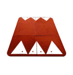 Coussin berlinois 6 éléments 2,25 ou 3 m Réducteur de vitesse caoutchouc