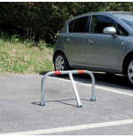 Barrière de Parking Rabattable Ø38 mm en Acier Zingué