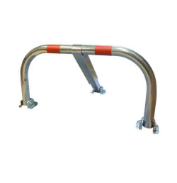 Arceau de parking galvanisé ø60mm pieds zingués