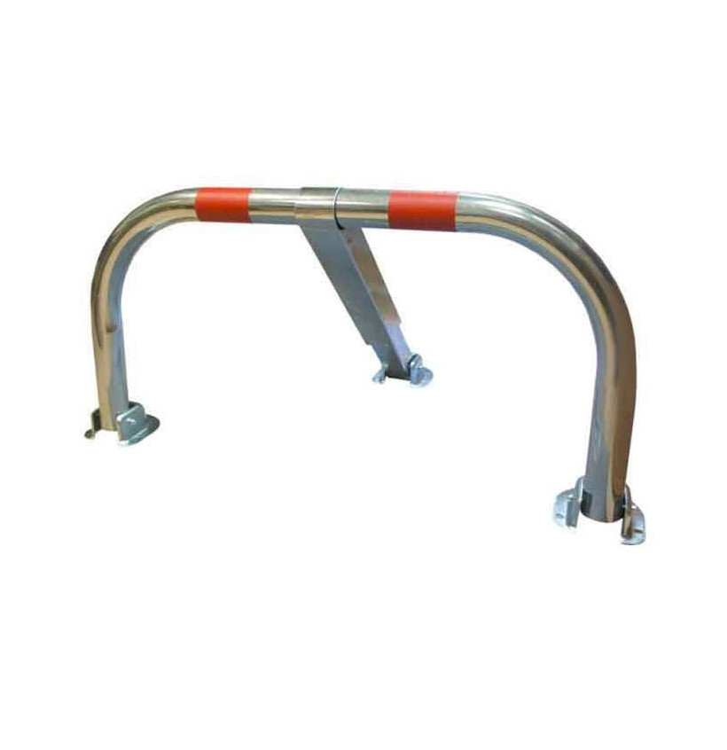 Arceau de parking galvanisé ø60mm pieds zingués