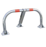 Arceau de parking galvanisé ø60mm pieds fonte