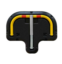 Arceau de parking Ø60 mm avec base caoutchouc et réflecteurs