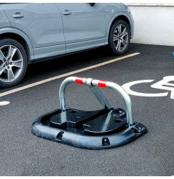 Arceau de parking Ø60 mm avec base caoutchouc et réflecteurs