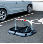 Arceau de parking Ø60 mm avec base caoutchouc et réflecteurs