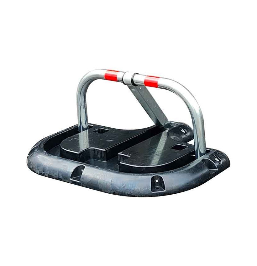 Arceau de parking galvanisé ø60mm avec base enrobé Arceau de parking galvanisé ø60mm avec base enrobé