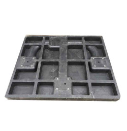 Arceau de parking encastrable Ø60 mm Base rigide en caoutchouc