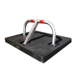 Arceau de parking galvanisé ø60mm avec base encastrable