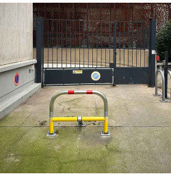 Arceau de parking industriel STOPCRASH Ø60 mm Anti-choc à ressorts