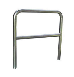 Barrière garde corps galvanisé ø60mm à sceller