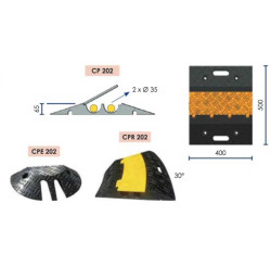 Passe câble industriel caoutchouc CP202 VISO