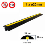 Passe câble caoutchouc | 1 x ø20mm