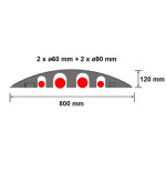 Passe-câble poids lourds 50 tonnes CPTRUCK VISO