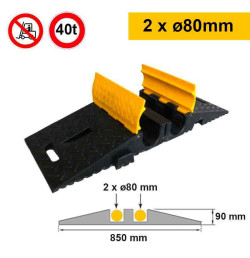 Passe-câble pliant  CPK VISO Ø80–110 mm Caoutchouc 40 tonnes