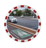 Miroir de circulation rouge/blanc