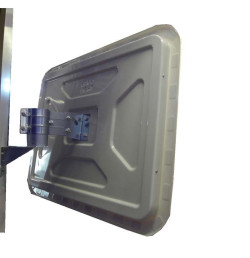 Red/White Rectangular Traffic Safety Mirror