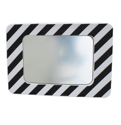Rectangular Convex Traffic Mirror