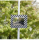 Rectangular Convex Traffic Mirror
