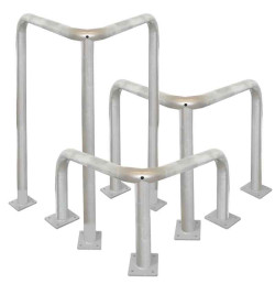 Étrier de protection d’angle galvanisé renforcé 90° | IDEQUIP