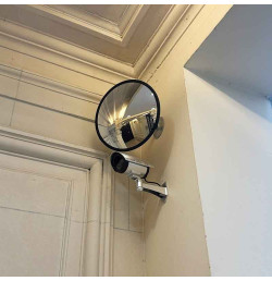 Miroir 2 directions Ø330 mm – Verre convexe