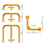 Étrier de protection d’angle galvanisé renforcé 90° | IDEQUIP