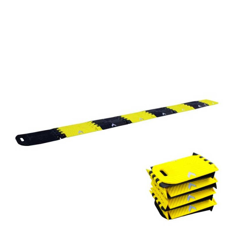 Ralentisseur pliable IDEQUIP – 3 m, 40 tonnes, usage temporaire Ralentisseur pliable IDEQUIP – 3 m, 40 tonnes, usage temporaire