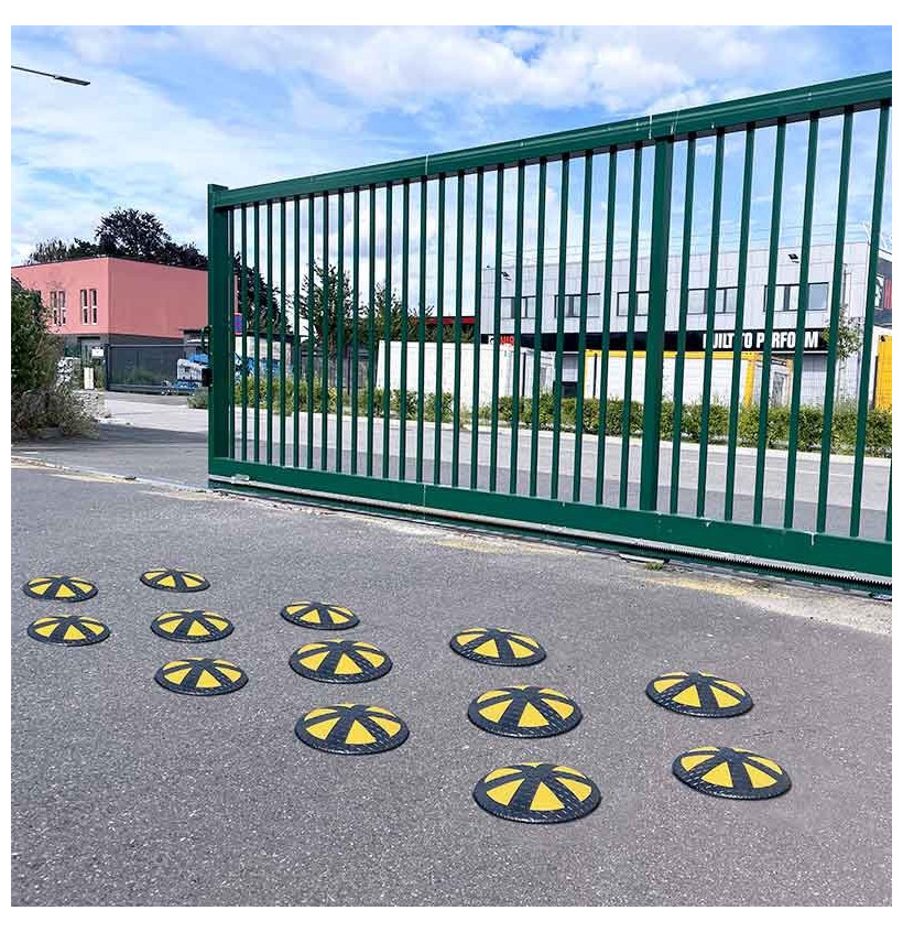 Plot de route caoutchouc | ø250mm