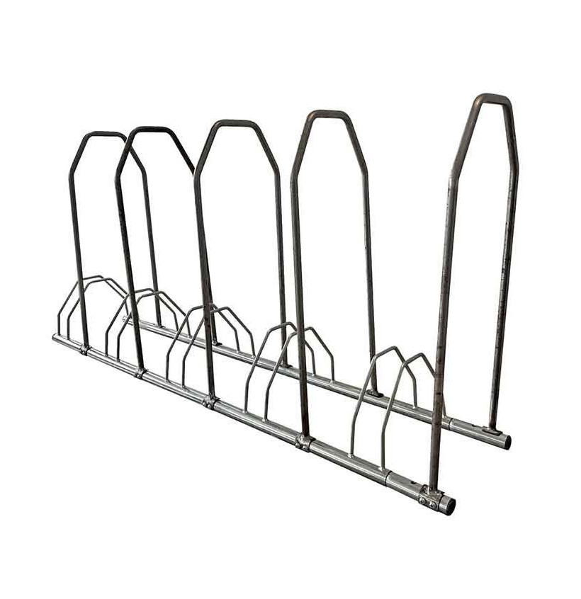Rack 5 vélos avec arceaux antivols
