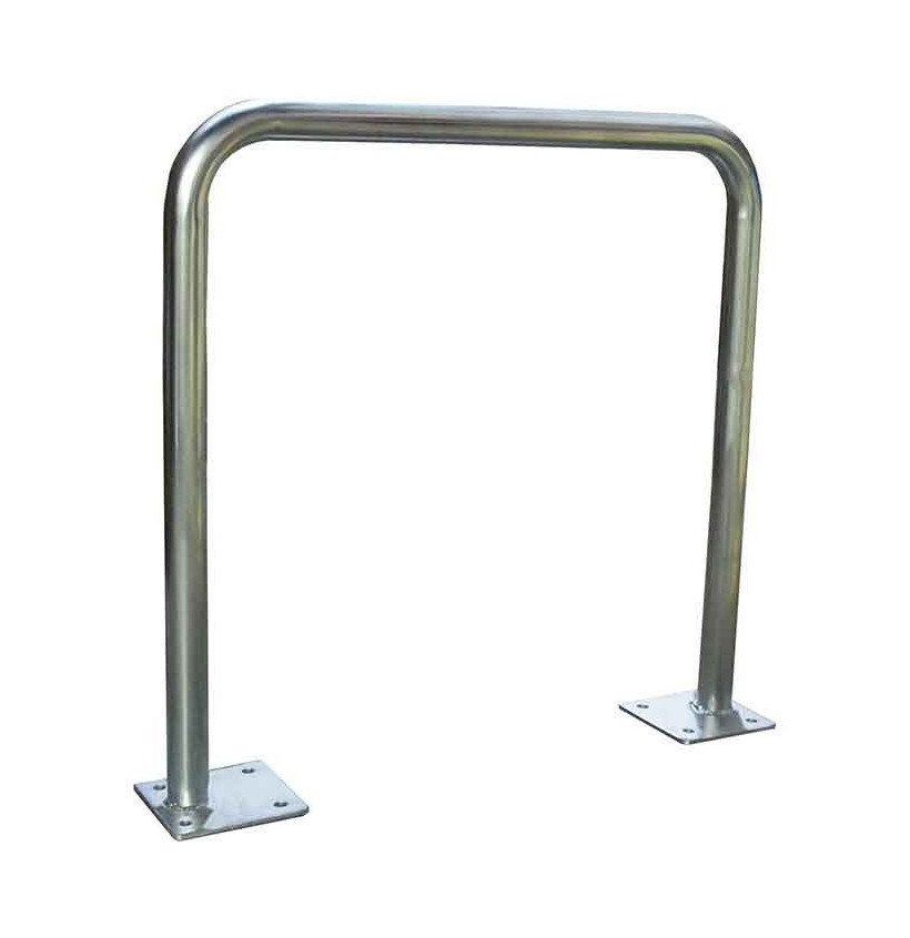 Arceau vélo galvanisé en U inversé – 750x750 mm, tube Ø50 mm Arceau vélo galvanisé en U inversé – 750x750 mm, tube Ø50 mm