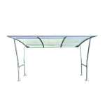 Abri à vélo acier galvanisé Toit polycarbonate 3,5 m | IDEQUIP