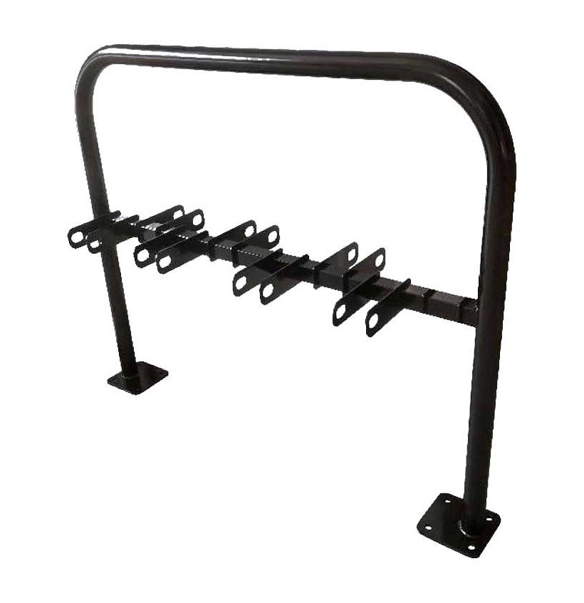 Râtelier trottinettes 7 places – Acier peint époxy | IDEQUIP Râtelier trottinettes 7 places – Acier peint époxy | IDEQUIP