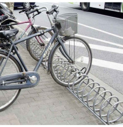 Râtelier à vélos inox VELOSTAND VISO – 10 à 14 vélos | IDEQUIP