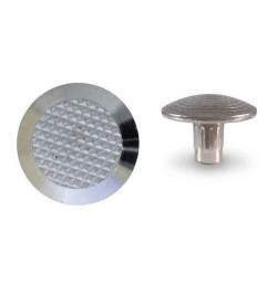 Clou podotactile inox VISO POD35RE – Tête diamant Ø35 mm – Inox 316