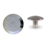 Clou podotactile inox VISO POD35RE – Tête diamant Ø35 mm – Inox 316