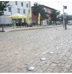 Clou de voirie inox Ø100 / Ø150 mm – Marquage au sol sans peinture