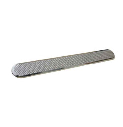 Bande de guidage inox 316 striée – Antidérapante – 290 x 35 mm – ERP intérieur/extérieur