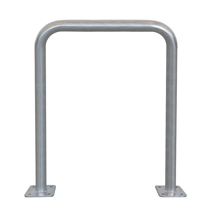 Arceau de protection galvanisé ø76mm à fixer