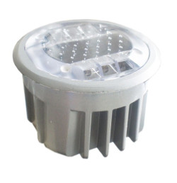 Plot solaire LED à encastrer Ø140 mm – IP68 – Résistance 20T | IDEQUIP