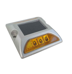 Plot routier LED Solaire clignotant | 100x100mm