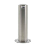 Borne de protection inox Ø100 mm Hauteur 400 mm Fixation au sol