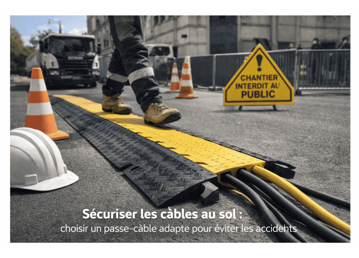 Sécuriser les câbles au sol : le guide complet pour éviter les accidents en milieu professionnel et public