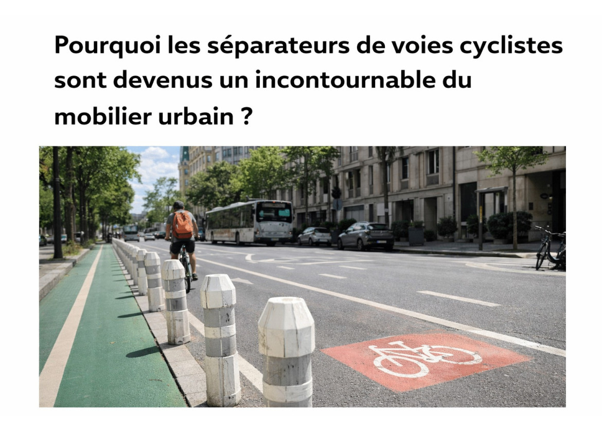 Pourquoi les séparateurs de voies cyclistes sont devenus un incontournable du mobilier urbain ?