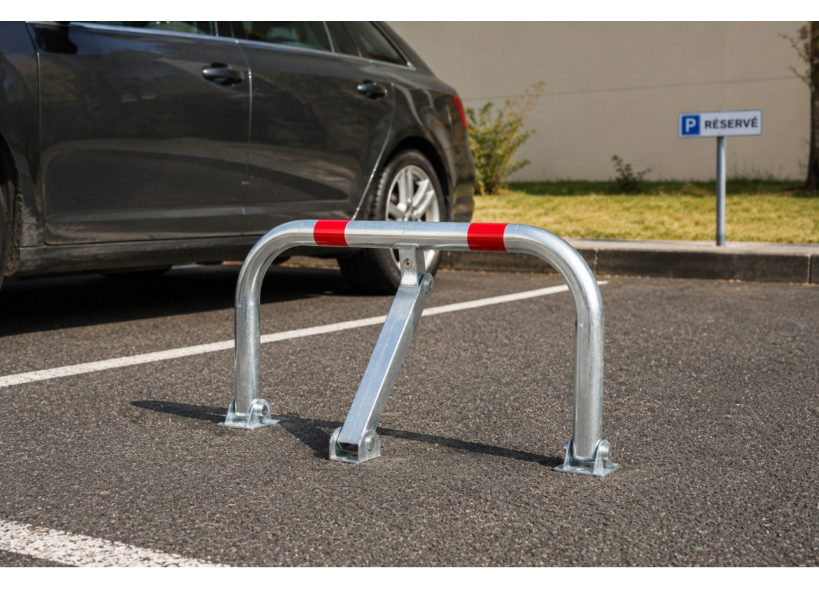 Barrière de parking galvanisée STOPCARKEY VISO